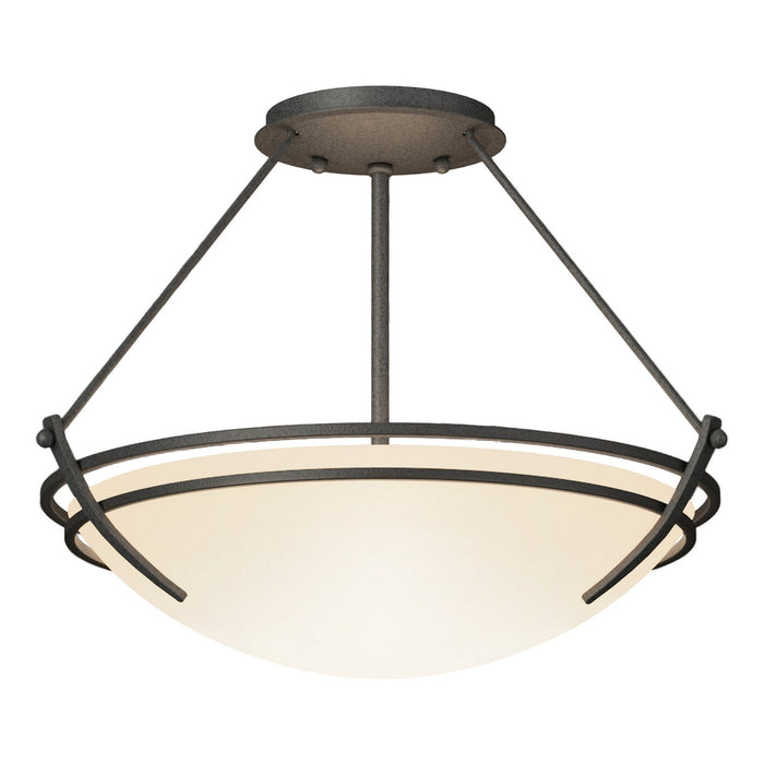 Hubbardton Forge 124422-SKT-20-GG0047 Two Light Semi-Flush Mount, Natural Iron