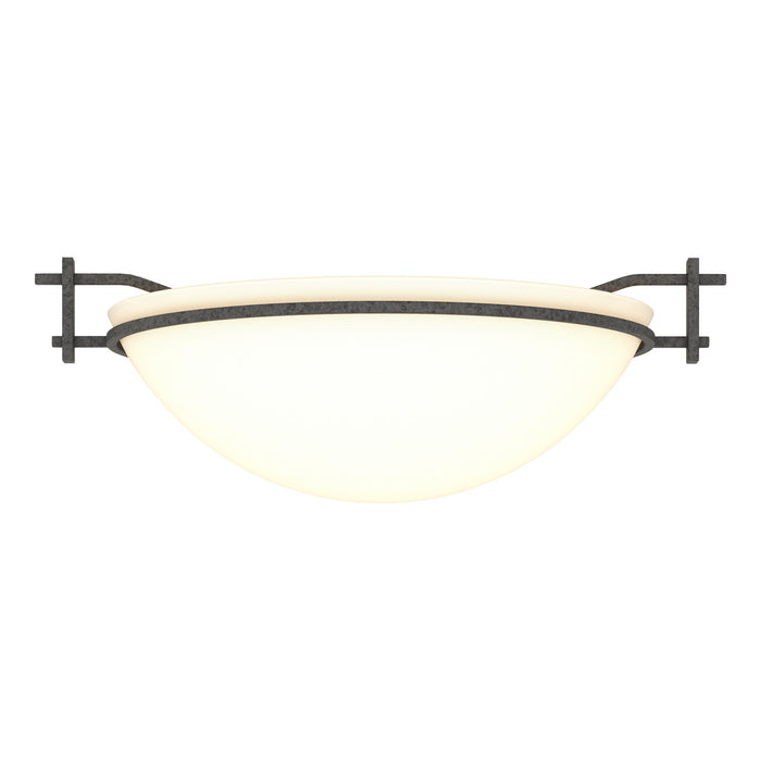 Hubbardton Forge 124251-SKT-20-GG0045 One Light Semi-Flush Mount, Natural Iron