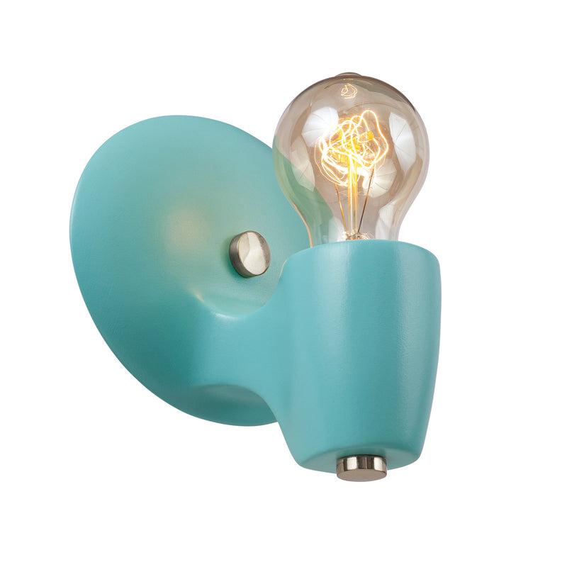Justice Designs CER-7021-RFPL-NCKL One Light Wall Sconce, Reflecting Pool