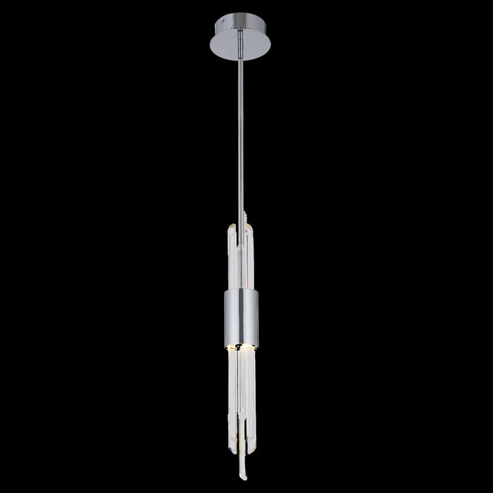 Allegri 037911-010-FR001 LED Mini Pendant, Polished Chrome