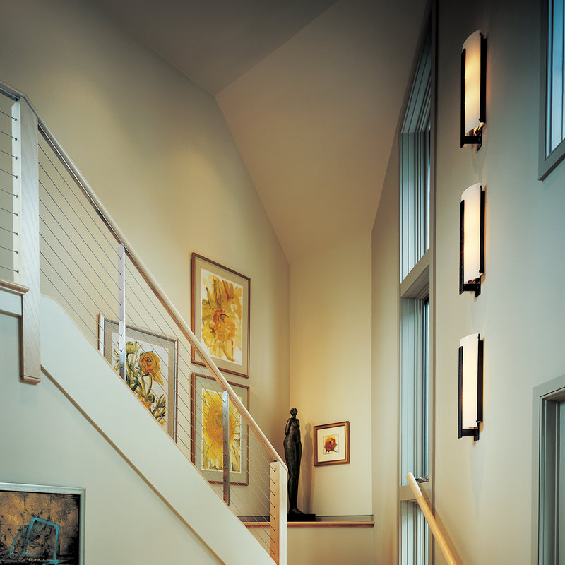 Hubbardton Forge 206730-SKT-20-BB0401 Two Light Wall Sconce, Natural Iron