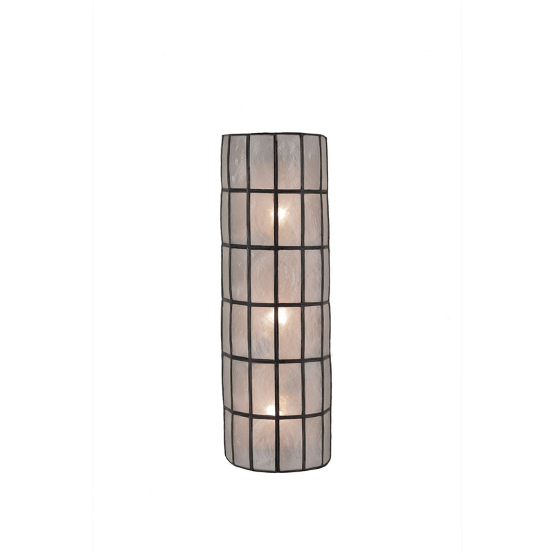 Kalco 514921MB Three Light Wall Sconce, Matte Black