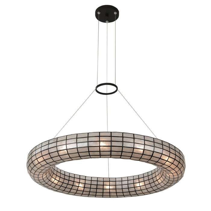 Kalco 514956MB 12 Light Pendant, Matte Black