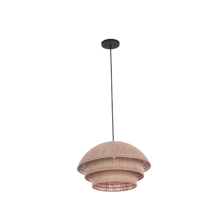 Kalco 515255MB One Light Pendant, Matte Black