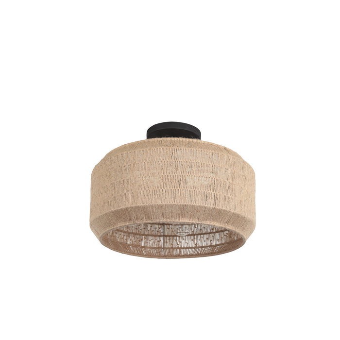 Kalco 515445MB Four Light Semi Flush Mount, Matte Black