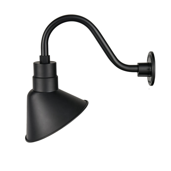 Millennium LEDRAS10-SB LED Angle Shade, Satin Black