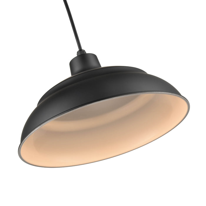 Millennium LEDRWHC14-SB LED Warehouse/Cord Hung, Satin Black