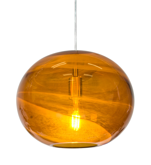 Besa 1JC-GENOAM-EDIL-SN LED Pendant, Satin Nickel