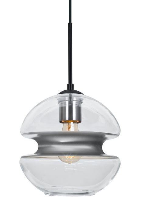 Besa 1JC-HULA8SL-EDIL-BK One Light Pendant, Black