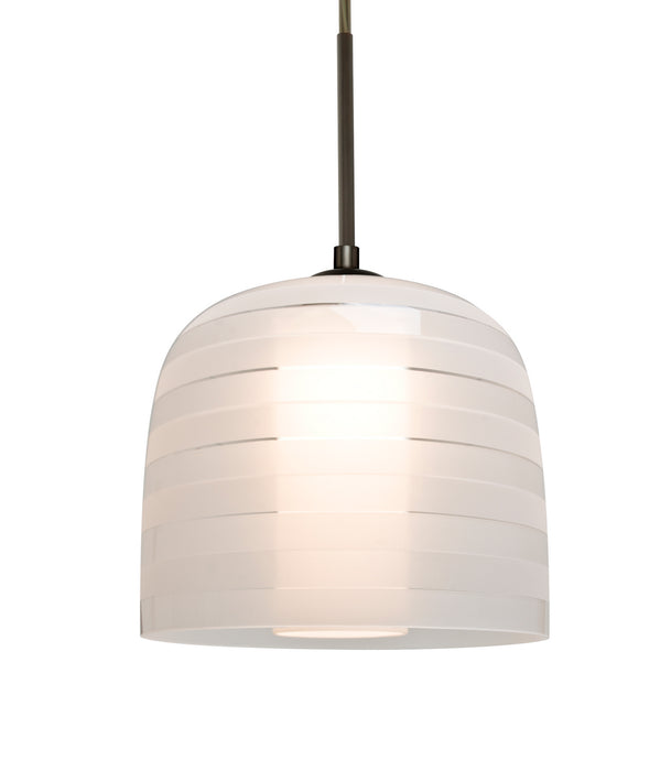 Besa 1JC-MITZI7FR-LED-BR LED Pendant, Bronze
