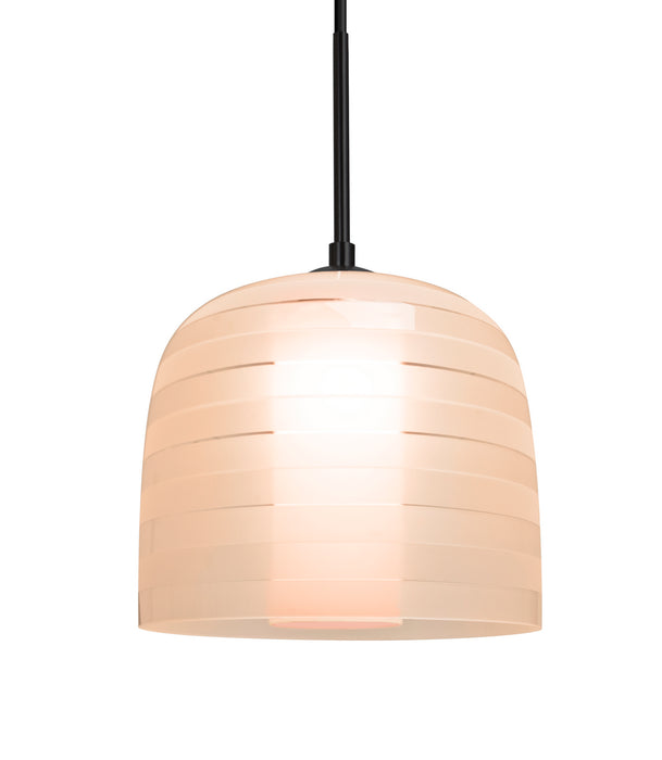 Besa 1JC-MITZI7SA-BK One Light Pendant, Black