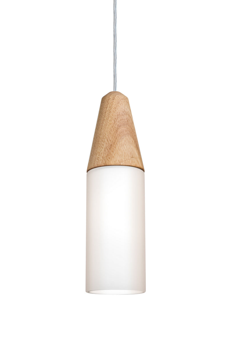 Besa 1JC-NININA-SN One Light Pendant, Satin Nickel