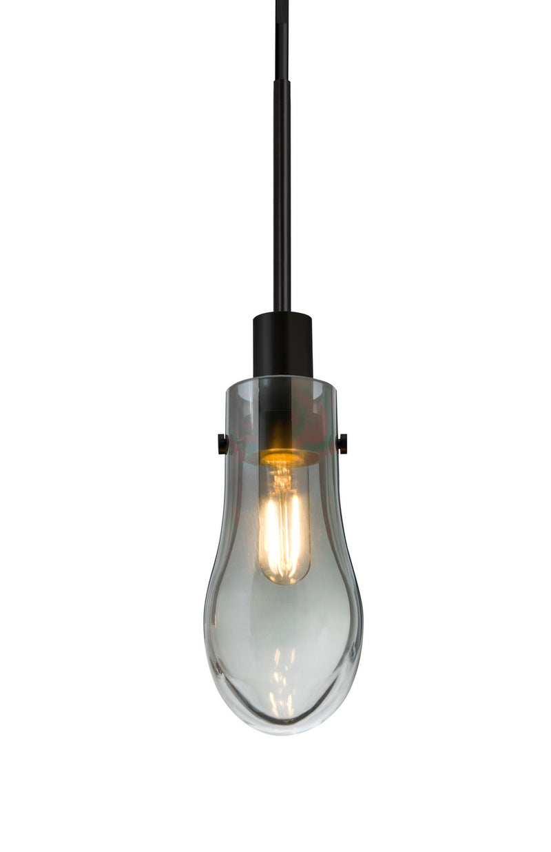 Besa 1JC-WISHSM-EDIL-BK One Light Pendant, Black