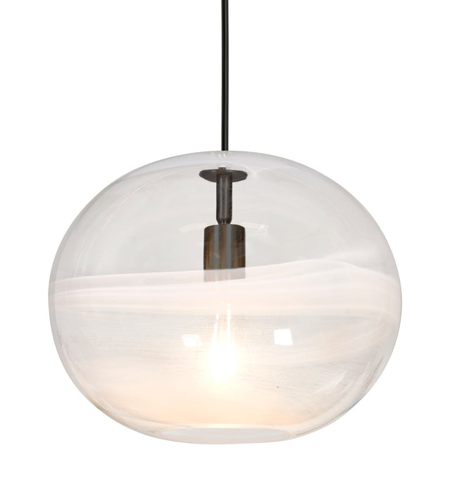 Besa 1JT-GENOCL-BK One Light Pendant, Black