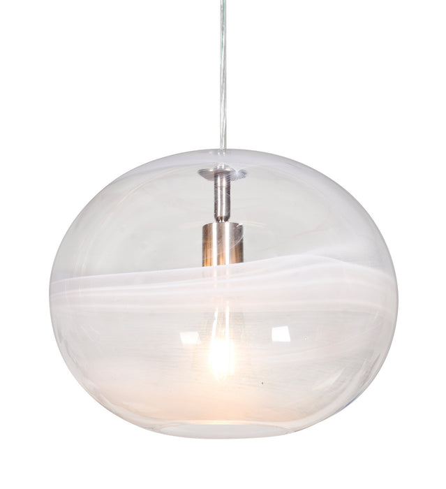 Besa 1JT-GENOCL-EDIL-SN LED Pendant, Satin Nickel