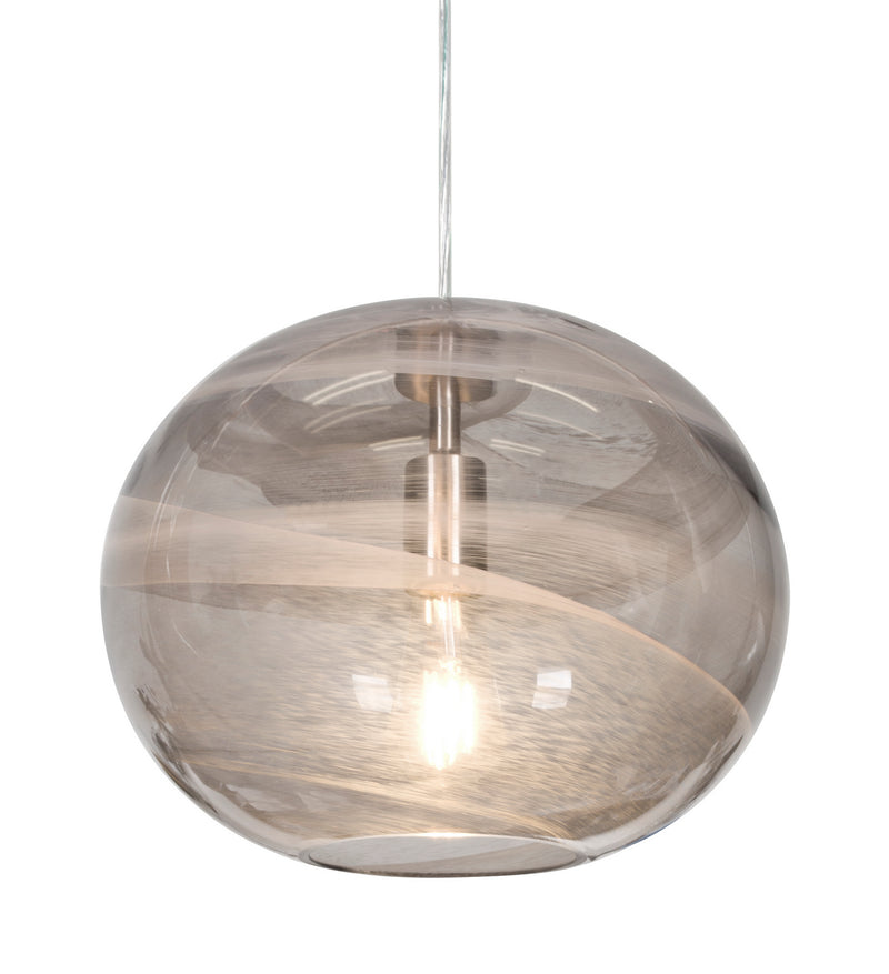 Besa 1JT-GENOSM-EDIL-SN LED Pendant, Satin Nickel