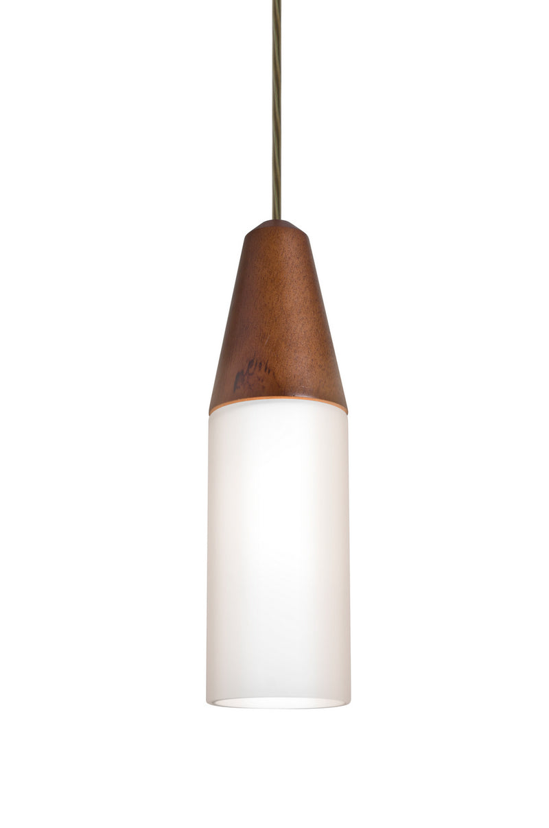 Besa 1JT-NINIMD-BR One Light Pendant, Bronze