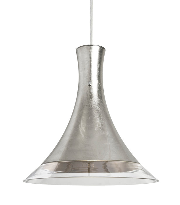 Besa 1JT-RIOSF-SN One Light Pendant, Satin Nickel