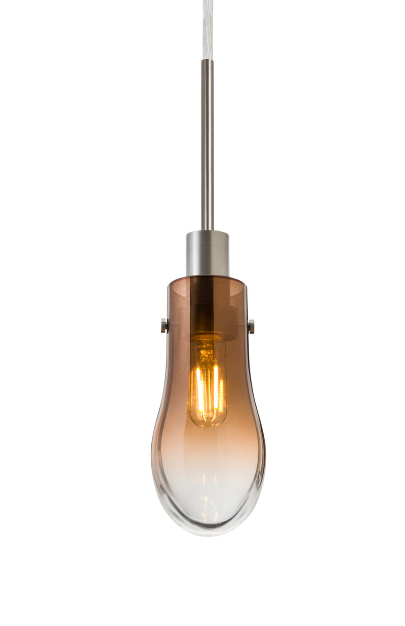 Besa 1JT-WISHAM-SN One Light Pendant, Satin Nickel