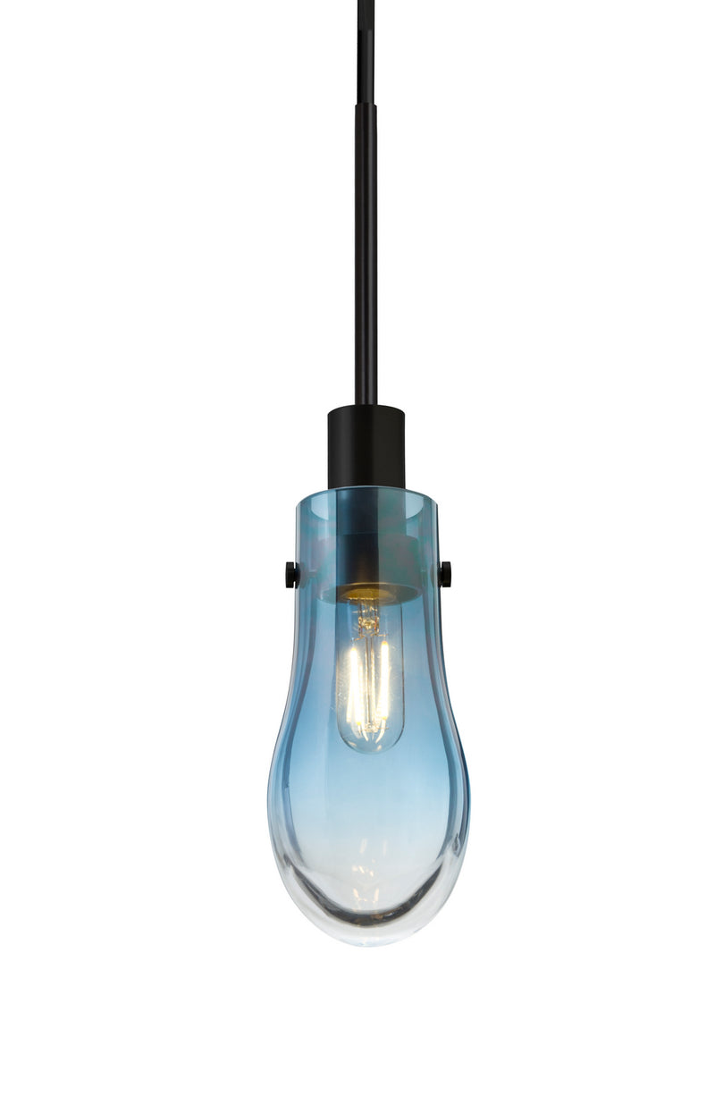 Besa 1JT-WISHBL-BK One Light Pendant, Black