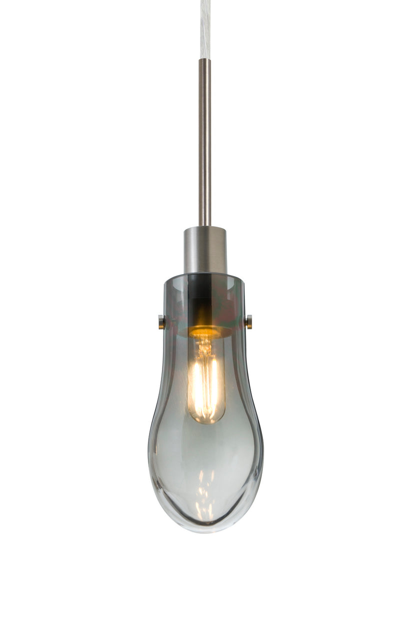 Besa 1JT-WISHSM-EDIL-SN One Light Pendant, Satin Nickel