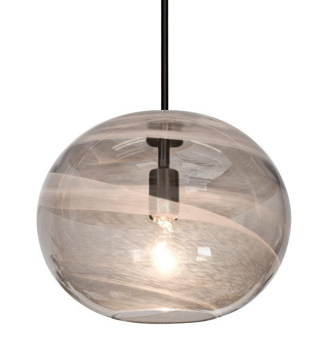 Besa 1TT-GENOSM-BK One Light Pendant, Black