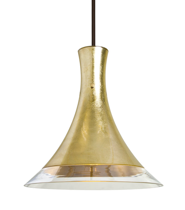 Besa 1TT-RIOGF-LED-BR LED Pendant, Bronze