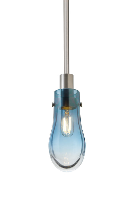 Besa 1TT-WISHBL-SN One Light Pendant, Satin Nickel