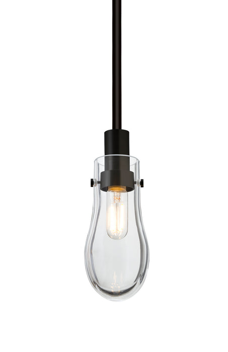 Besa 1TT-WISHCL-EDIL-BK One Light Pendant, Black