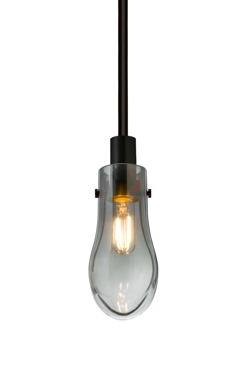 Besa 1TT-WISHSM-EDIL-BK One Light Pendant, Black