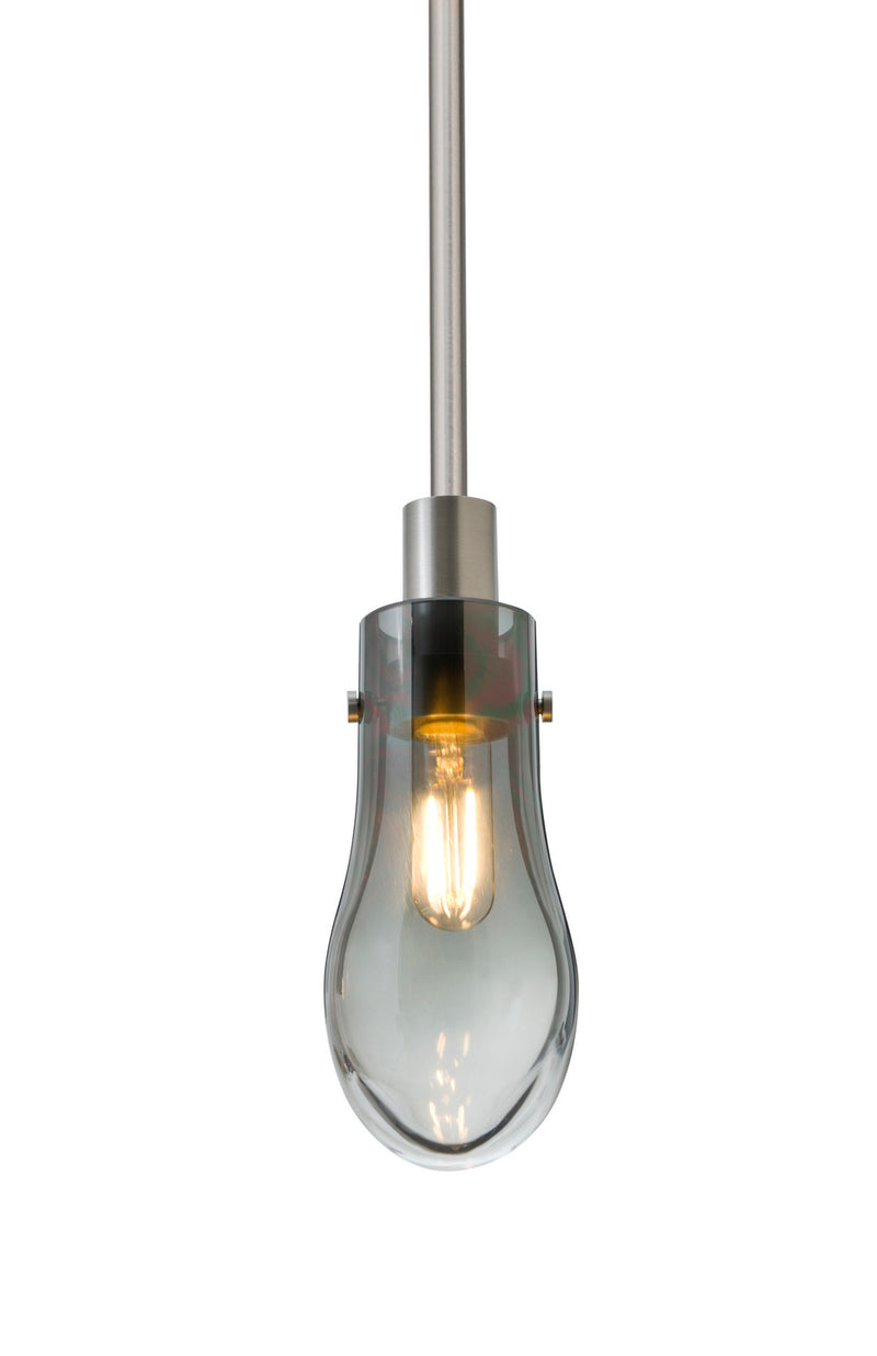 Besa 1TT-WISHSM-SN One Light Pendant, Satin Nickel