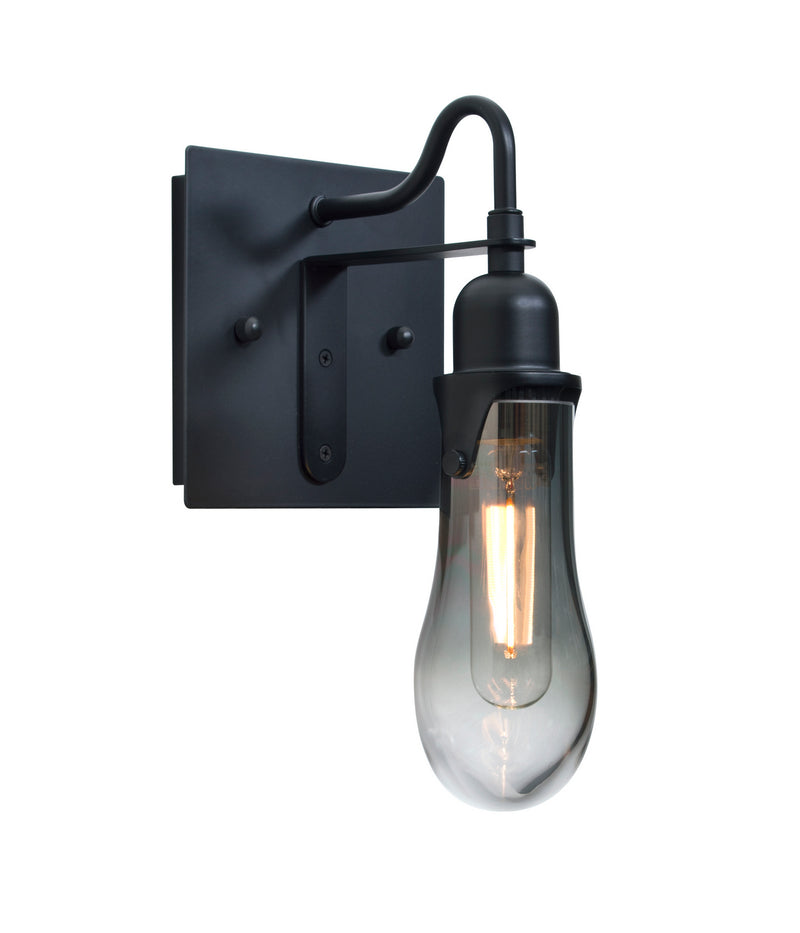 Besa 1WG-WISHSM-EDIL-BK LED Wall Sconce, Black