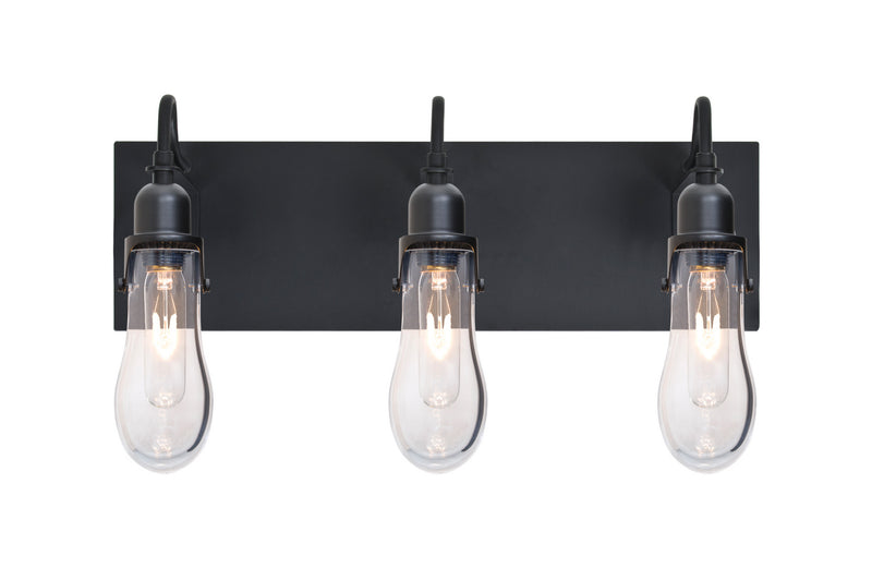 Besa 3WG-WISHCL-BK Wall Sconce, Black
