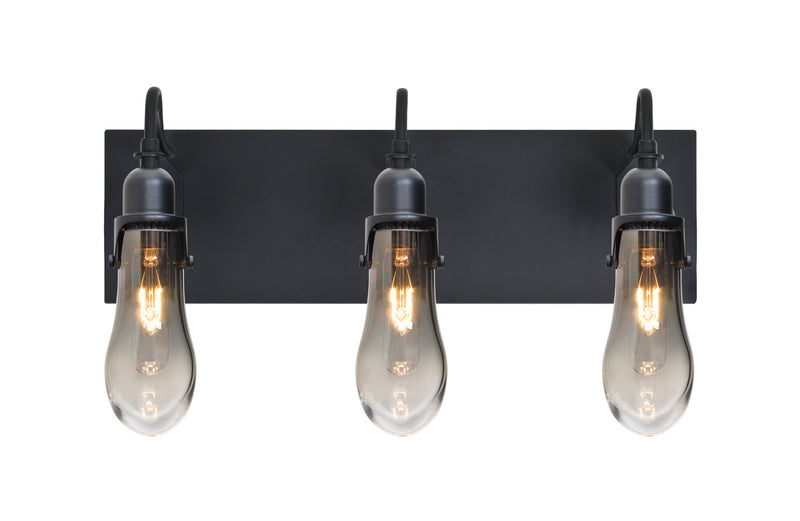Besa 3WG-WISHSM-BK Wall Sconce, Black