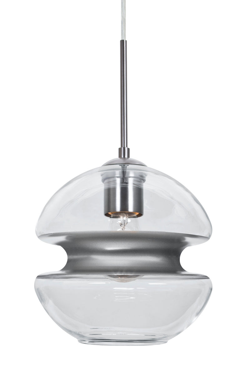 Besa J-HULA8SL-SN Pendant, Satin Nickel