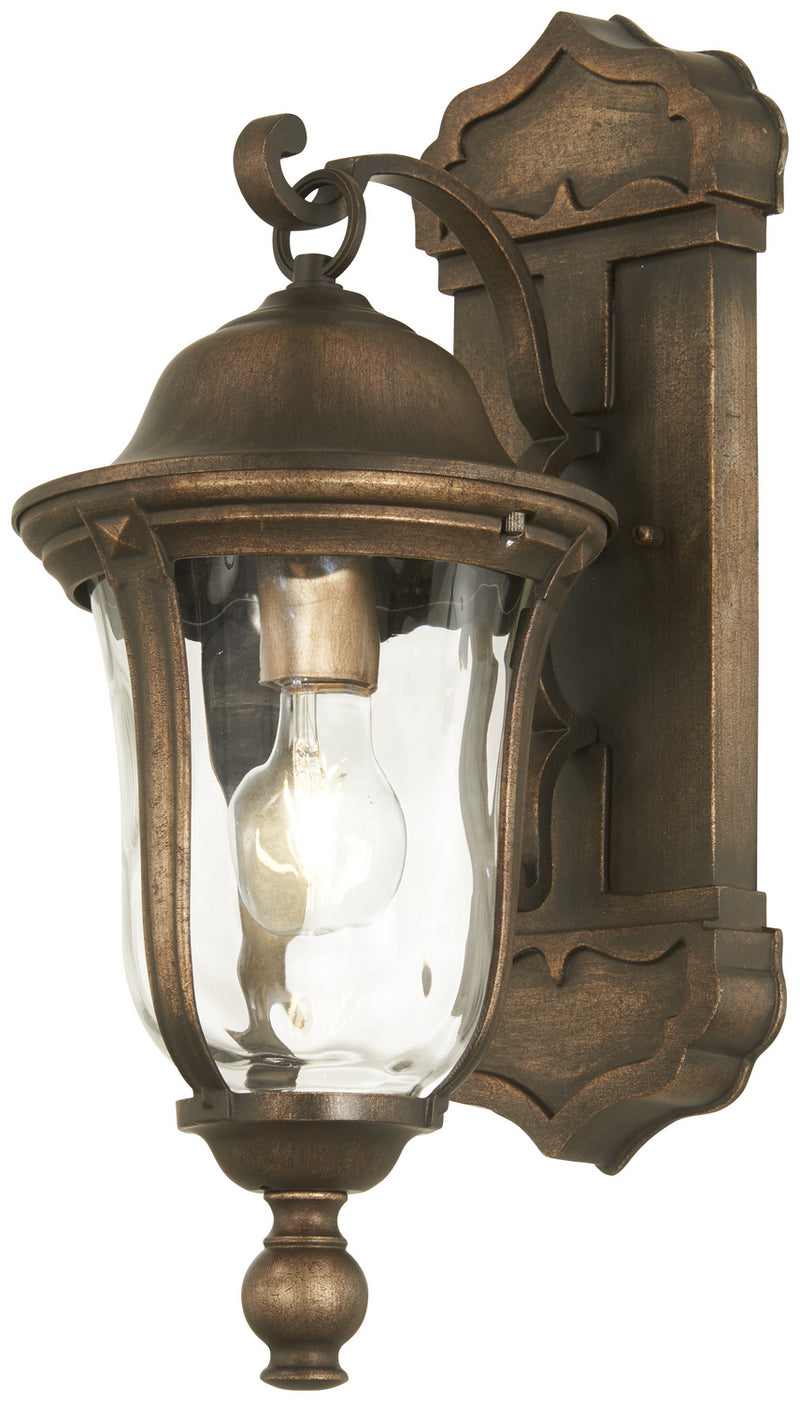 Minka-Lavery 73241-748 One Light Outdoor Wall Mount, Tauira Bronze And Alder Silver