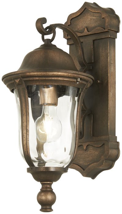 Minka-Lavery 73241-748 One Light Outdoor Wall Mount, Tauira Bronze And Alder Silver
