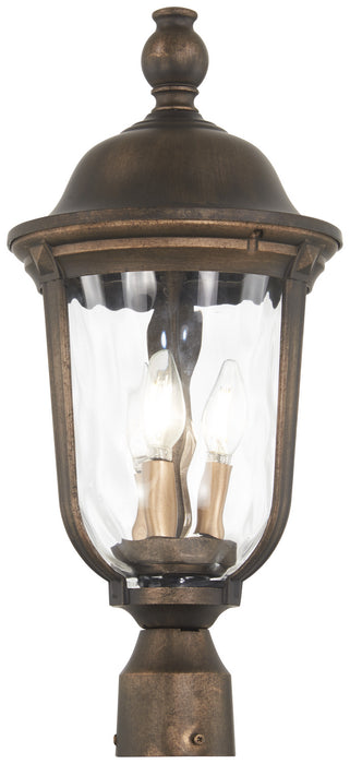 Minka-Lavery 73248-748 Three Light Outdoor Post Mount, Tauira Bronze And Alder Silver