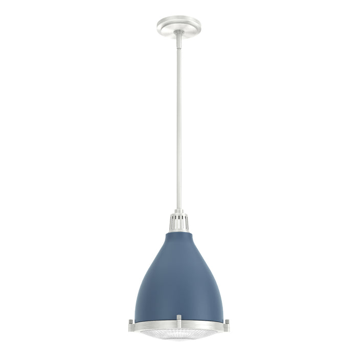 Hunter 19220 One Light Pendant, Indigo Blue