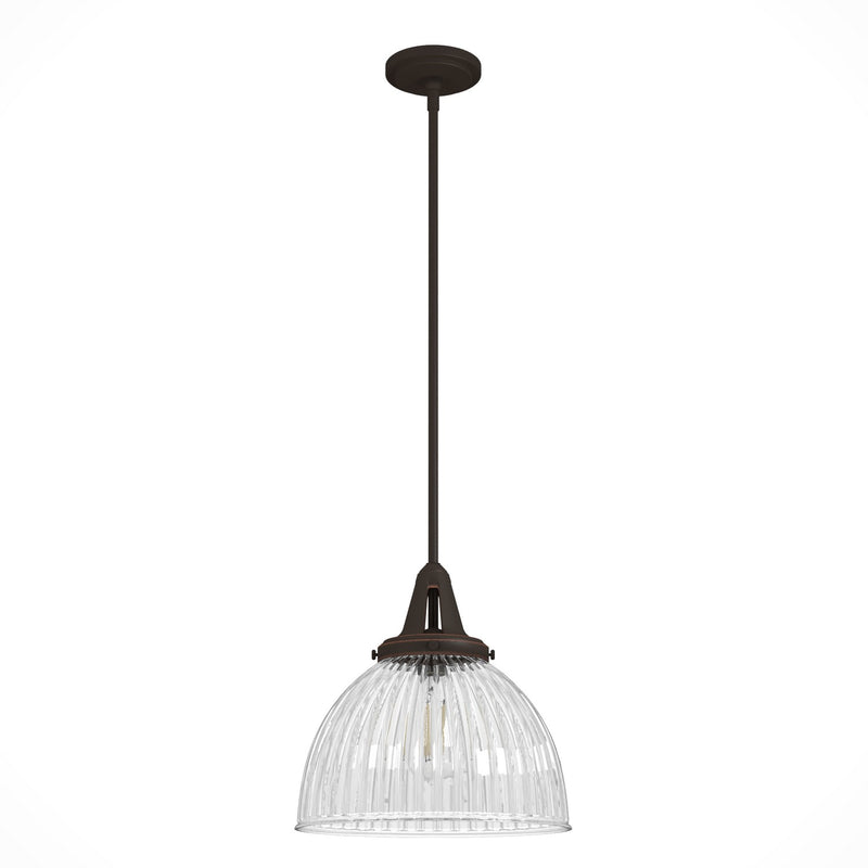 Hunter 19250 One Light Pendant, Onyx Bengal