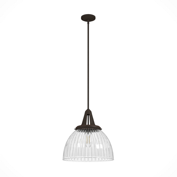 Hunter 19252 One Light Pendant, Onyx Bengal