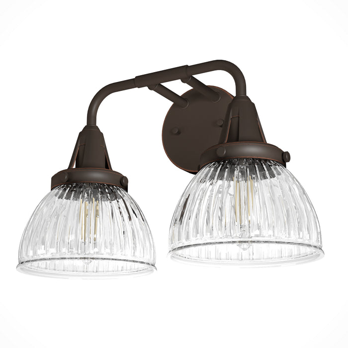 Hunter 19256 Two Light Vanity, Onyx Bengal