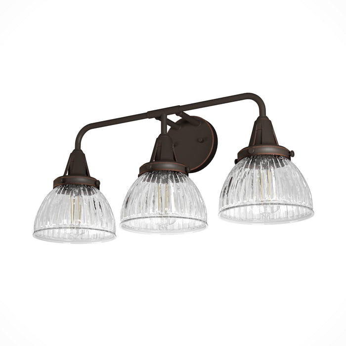 Hunter 19258 Three Light Vanity, Onyx Bengal