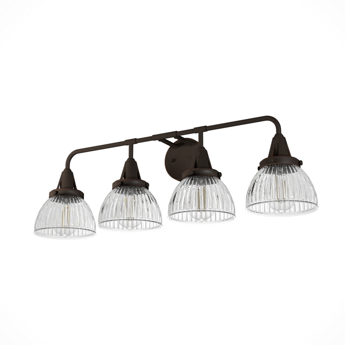 Hunter 19260 Four Light Vanity, Onyx Bengal