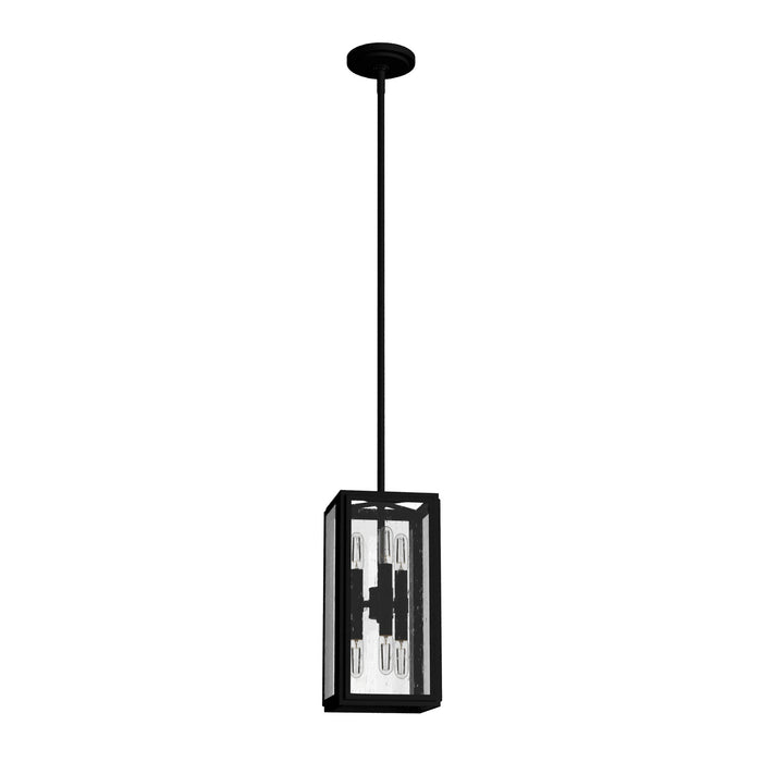 Hunter 19261 Six Light Pendant, Natural Black Iron
