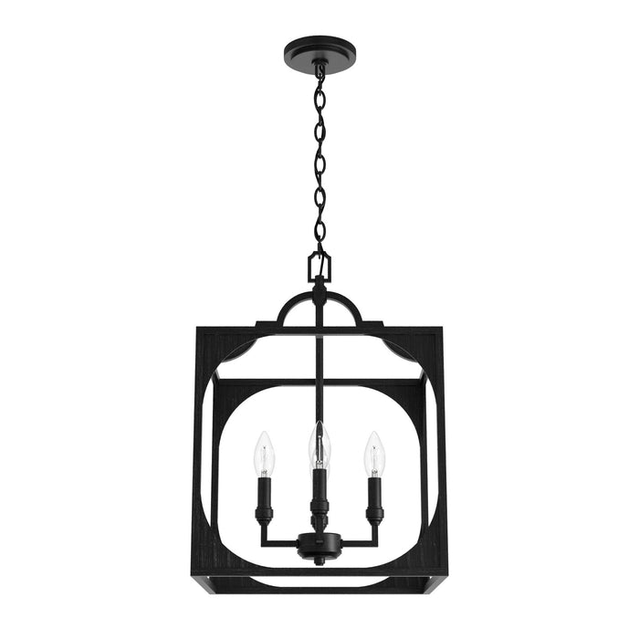 Hunter 19285 Four Light Pendant, Rustic Iron