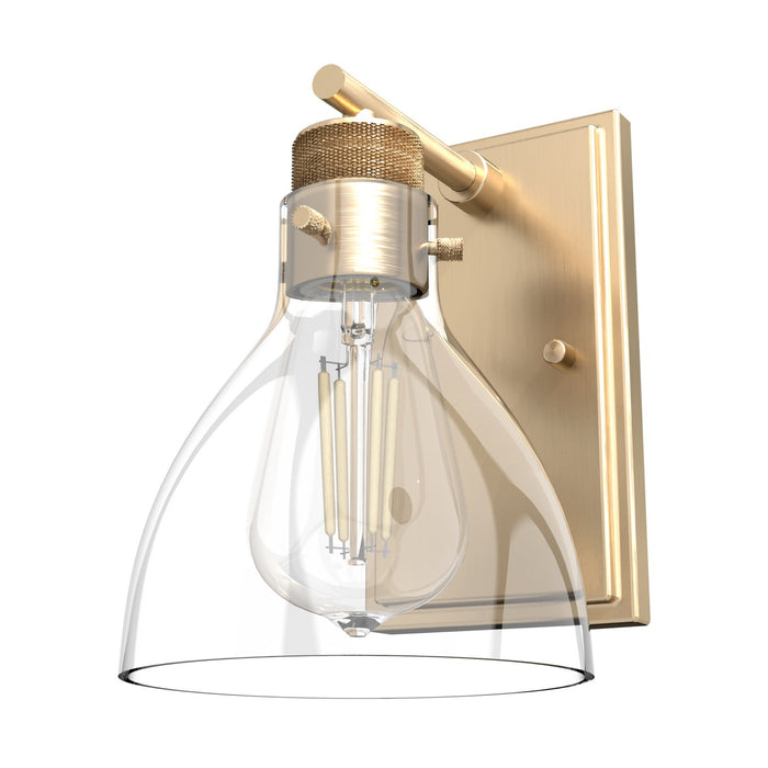 Hunter 19299 One Light Wall Sconce, Alturas Gold