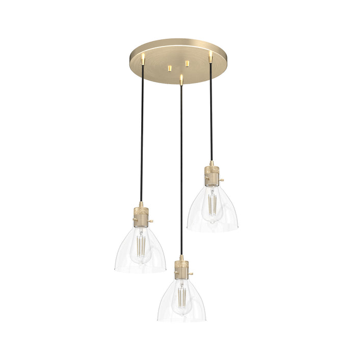 Hunter 19309 Three Light Cluster, Alturas Gold