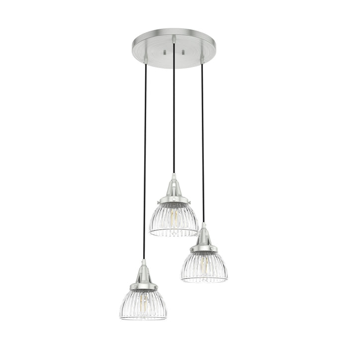 Hunter 19325 Three Light Cluster, Brushed Nickel