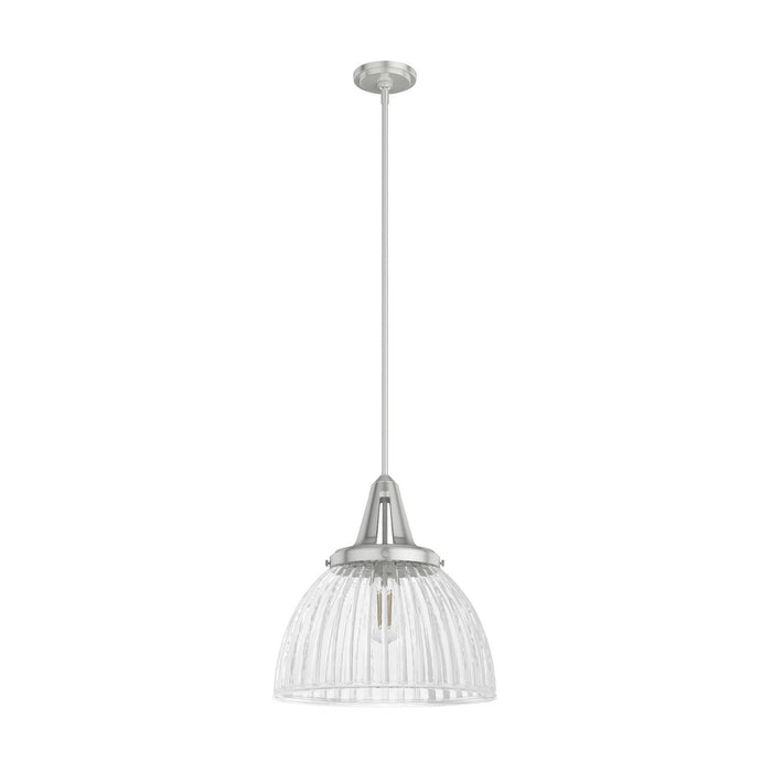 Hunter 19350 One Light Pendant, Brushed Nickel